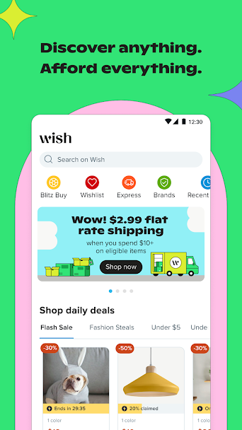 Wish: Shop and Save Screenshot 1 - Wish: Shop and Save In-Game Screenshot 1