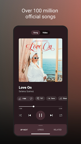 YouTube Music Screenshot 1 - YouTube Music In-Game Screenshot 1
