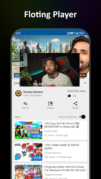 YouTube Vanced Screenshot 2 - YouTube Vanced In-Game Screenshot 2