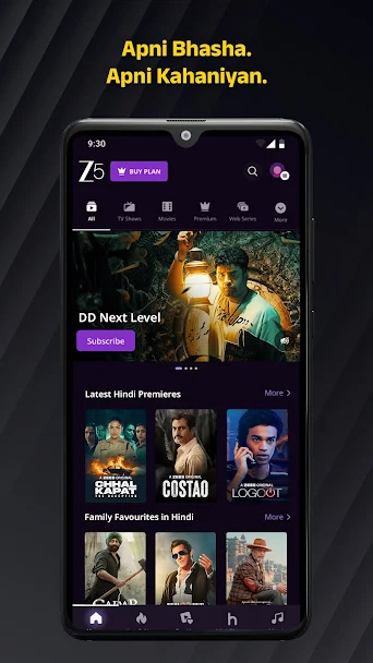 Zee5 Screenshot 1 - Zee5 In-Game Screenshot 1